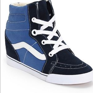 Vans Women’s SK8-Hi Hidden Wedge Heel Sneaker.
